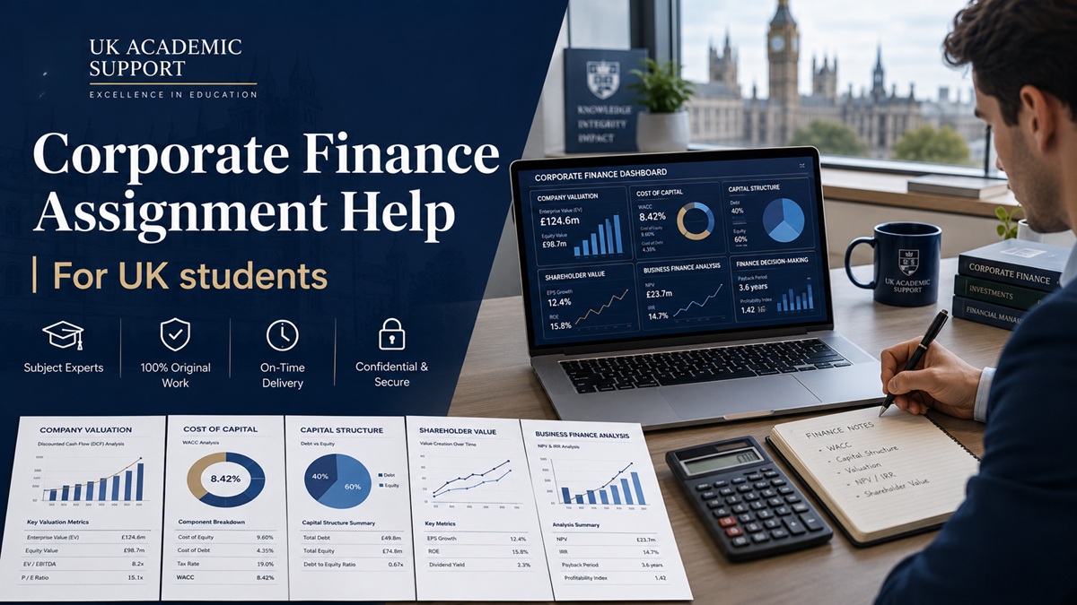 Corporate Finance Assignment Help for UK students